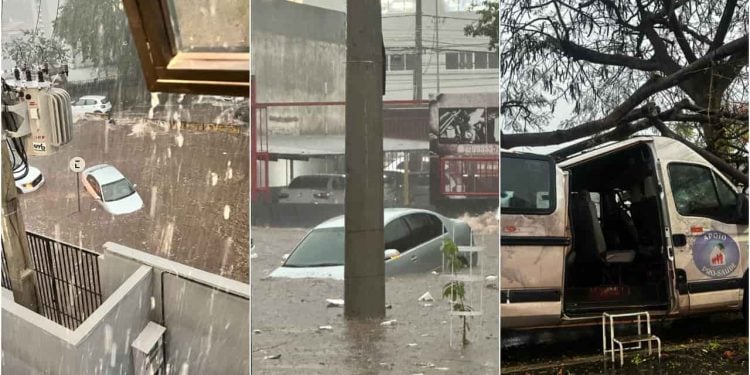 Temporal em Goiânia causa morte, alagamentos, desabamentos e outros estragos