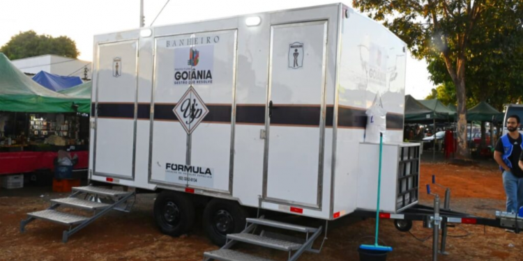 Feiras de Goiânia passam a contar com banheiros móveis climatizados; veja quais