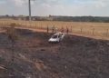 Capotamento seguido de incêndio deixa um morto e 4 feridos na BR-153, em Morrinhos