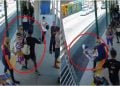 Vídeo: Idosa cai de plataforma do BRT ao ser atingida por homem que pulou catraca