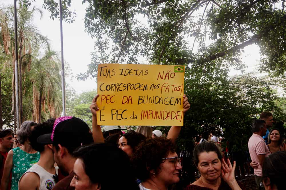 manifestação Goiânia