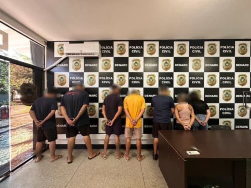 Suspeitos de trafico de drogas