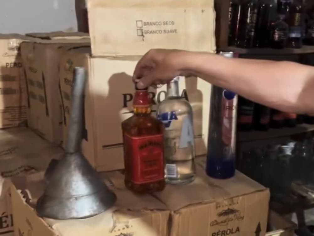 depósito clandestino de bebidas
