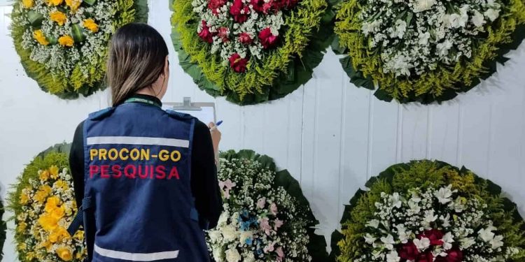 Preço de flores para o Dia de Finados registra variação de quase 590% em Goiânia