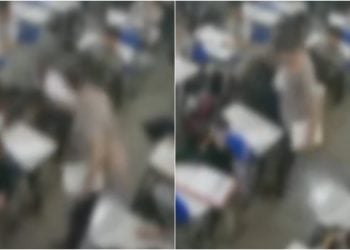 Vídeo: Professor agride aluno dentro de sala de aula, em Goiás