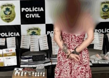 Jovem é presa após venda de produtos ilegais usados para emagrecer em Aparecida de Goiânia