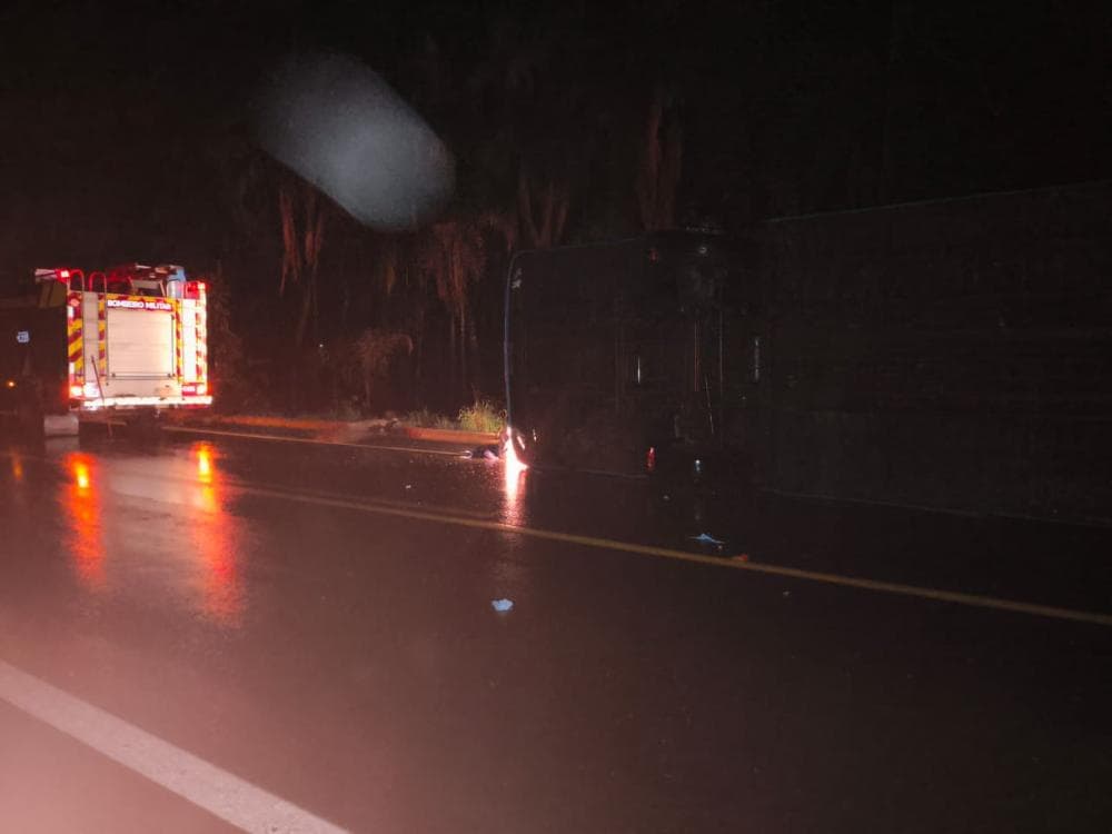 acidente com ônibus em Iporá