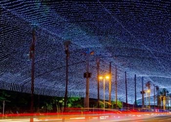 Confira os principais pontos com decoração de Natal em Goiânia