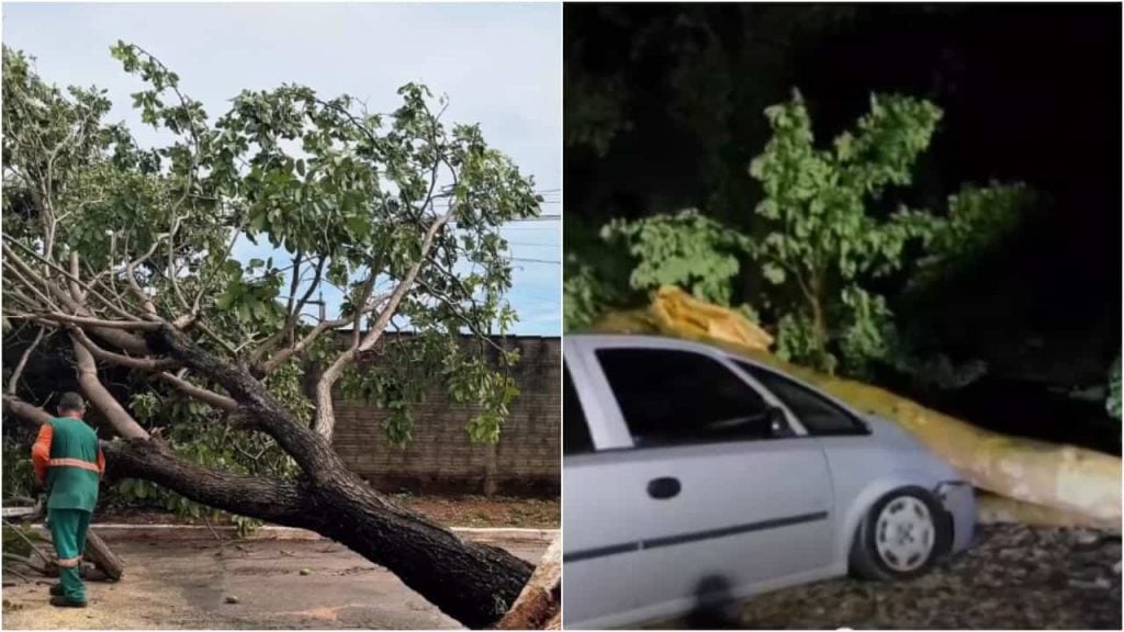 Prefeitura de Crixás decreta estado de calamidade pública após temporal causar estragos na cidade