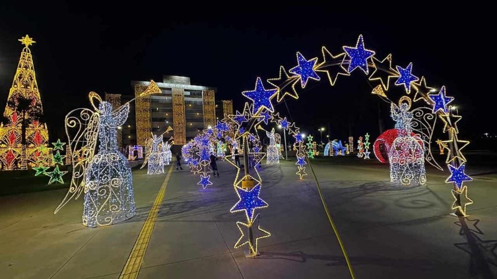 Decoração de Natal em Aparecida