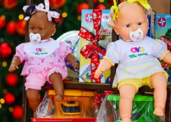 Natal do Bem realiza distribuição de brinquedos no Goiânia Arena neste domingo (7)