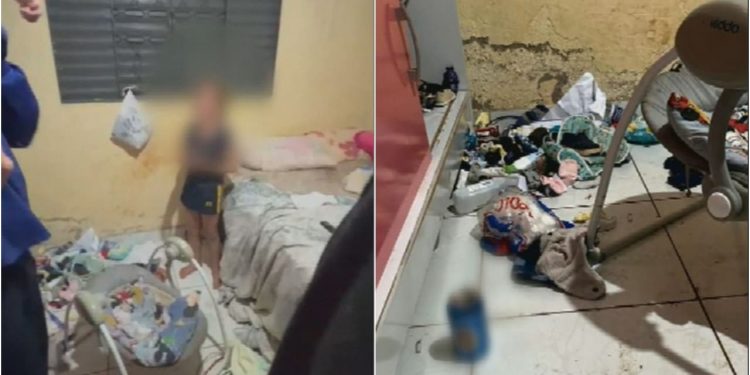 Mãe é presa suspeita de abandonar quatro crianças trancadas e sem comida em Goianira