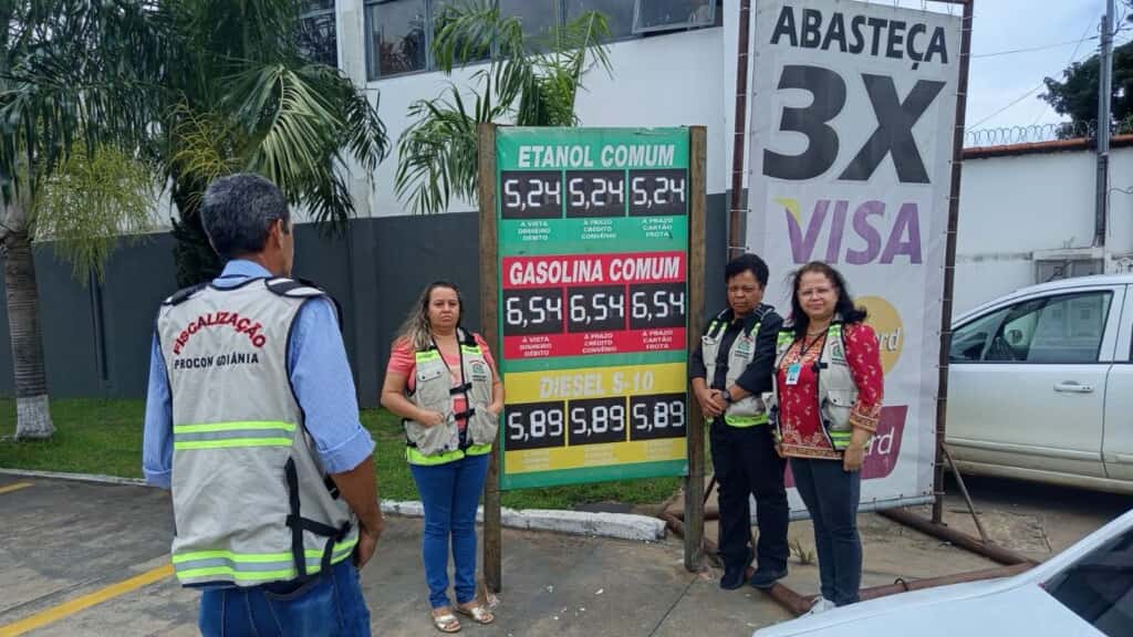 fiscalização postos de combustíveis em Goiânia