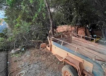 Capotamento na GO-330 deixa duas pessoas mortas em Pires do Rio